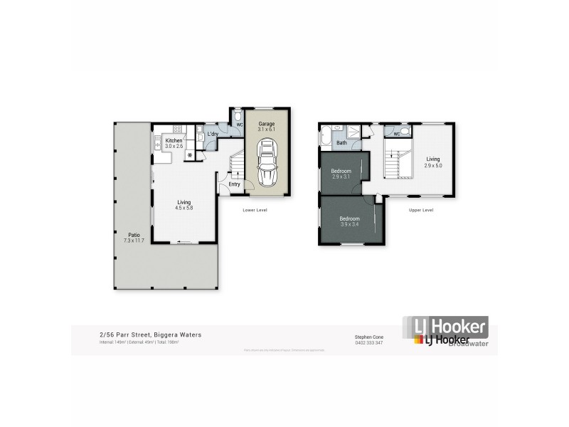 2/56 Parr Street, Biggera Waters QLD 4216 Floorplan