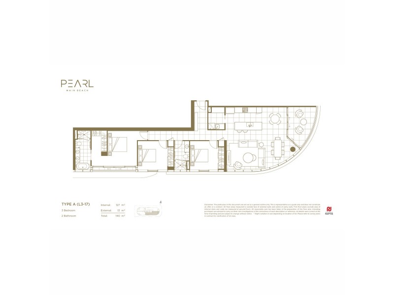 01/3550-3552 Main Beach Parade, Main Beach QLD 4217 Floorplan