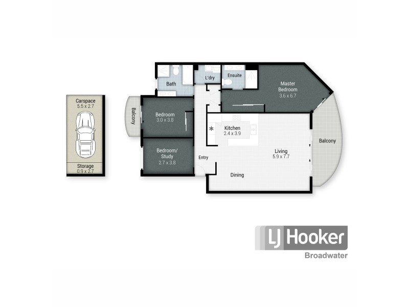 5/3-5 Vernia Place, Biggera Waters QLD 4216 Floorplan