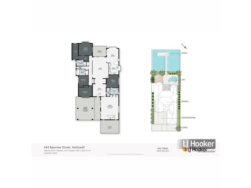 343 Bayview Street, Hollywell QLD 4216 Floorplan
