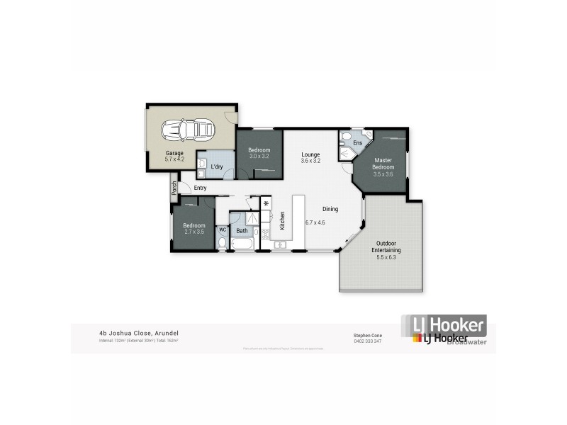2/4 Joshua Close, Arundel QLD 4214 Floorplan