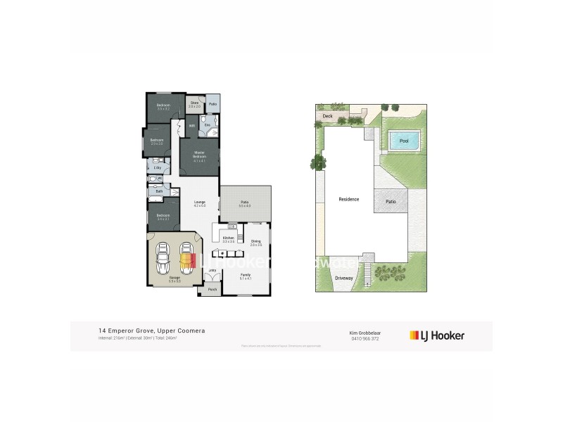 14 Emperor Grove, Upper Coomera QLD 4209 Floorplan