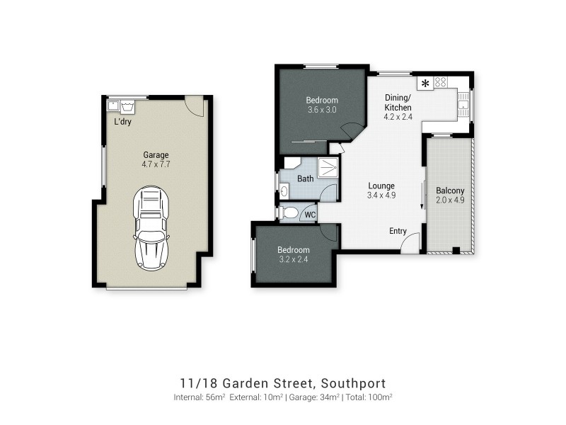 11/18 Garden Street, Southport QLD 4215 Floorplan