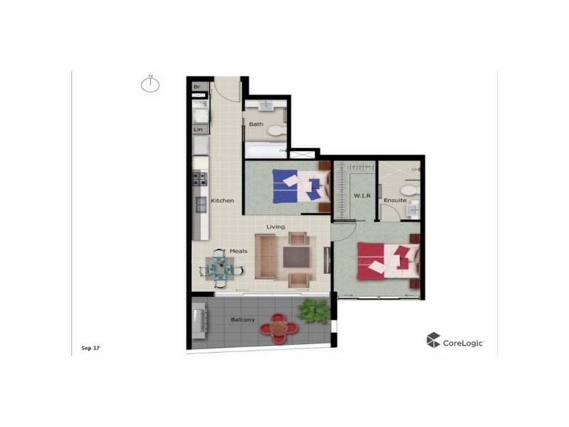 901/17 Bath Street, Labrador QLD 4215 Floorplan