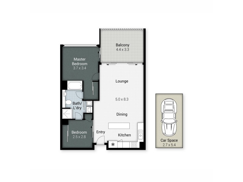1108/360 Marine Parade, Labrador QLD 4215 Floorplan