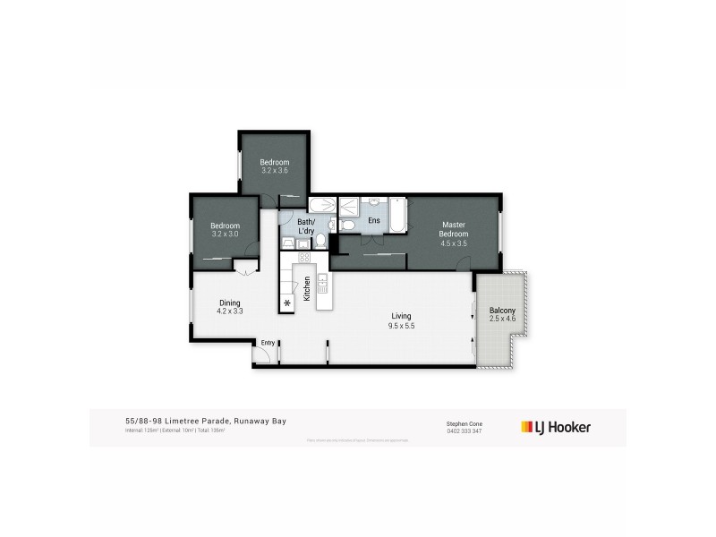 55/88-98 Limetree Parade, Runaway Bay QLD 4216 Floorplan