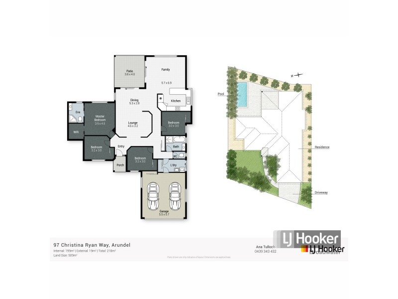 97 Christina Ryan Way, Arundel QLD 4214 Floorplan