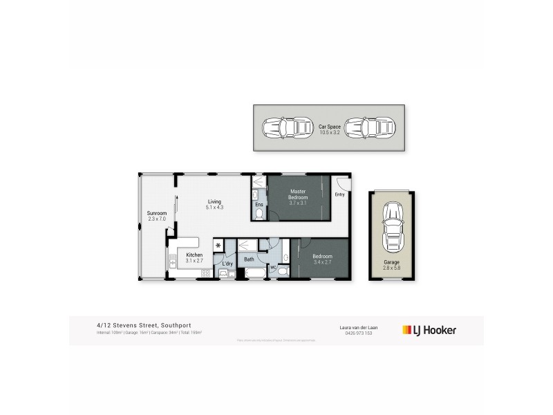 4/12 Stevens Street, Southport QLD 4215 Floorplan