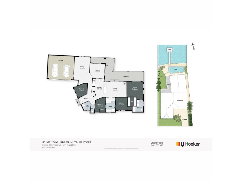 34 Matthew Flinders Drive, Hollywell QLD 4216 Floorplan