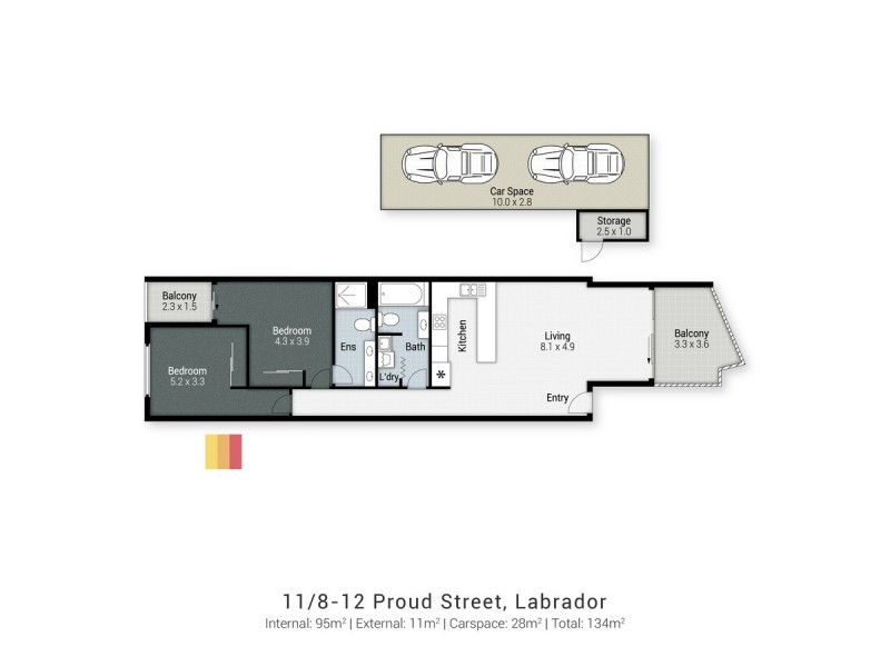 11/8-12 Proud Street, Labrador QLD 4215