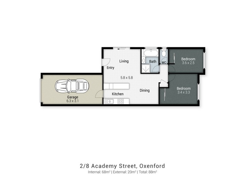 2/8 Academy Street, Oxenford QLD 4210