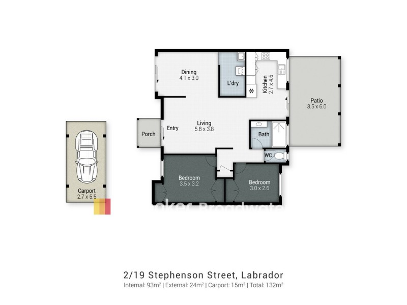 2/19 Stephenson Street, Labrador QLD 4215