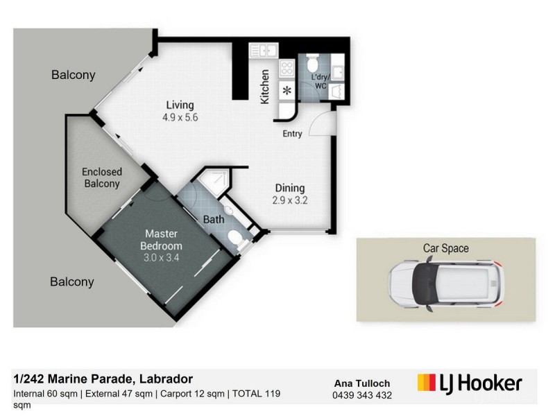 1/242-244 Marine Parade, Labrador QLD 4215