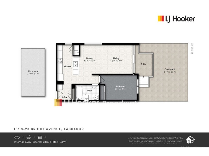 13/13-23 Bright Avenue, Labrador QLD 4215