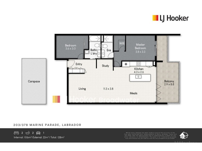 203/378 Marine Parade, Labrador QLD 4215