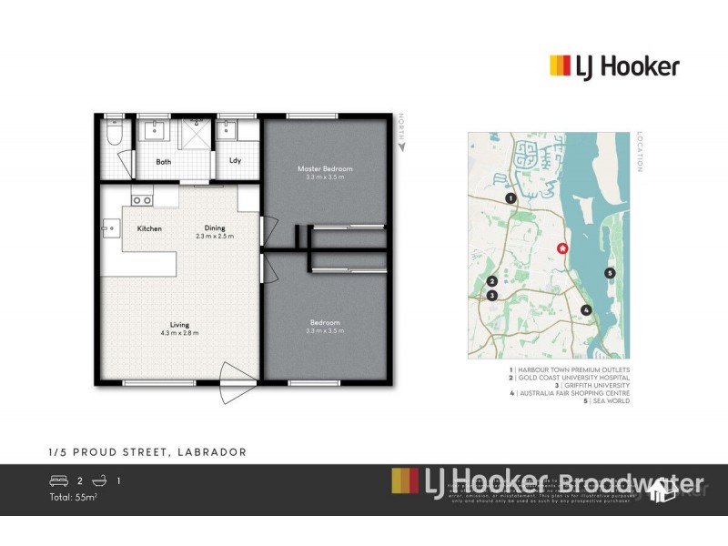 1/5 Proud Street, Labrador QLD 4215