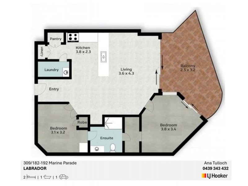 309/182 Marine Parade, Labrador QLD 4215