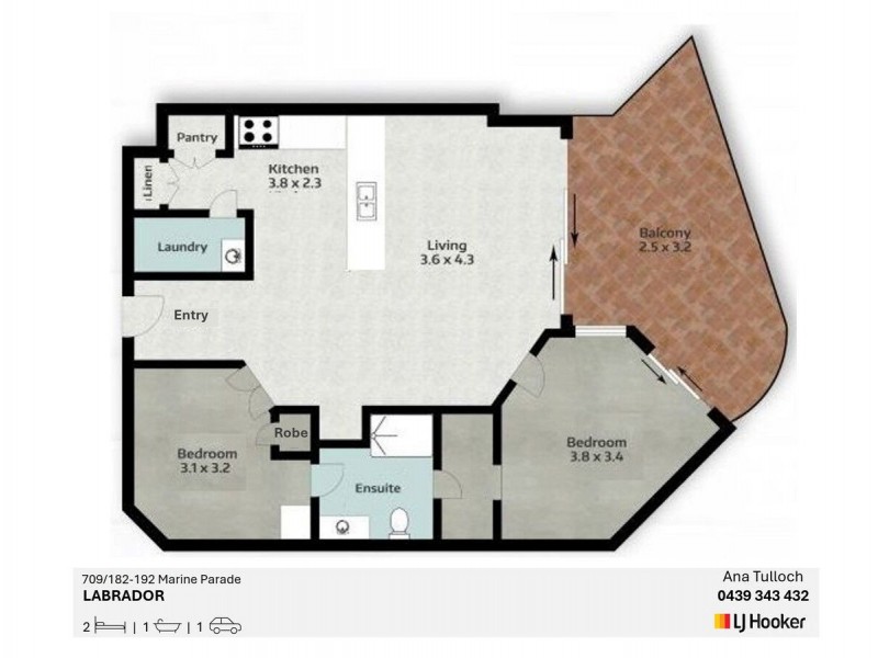 709/182-192 Marine Parade, Labrador QLD 4215