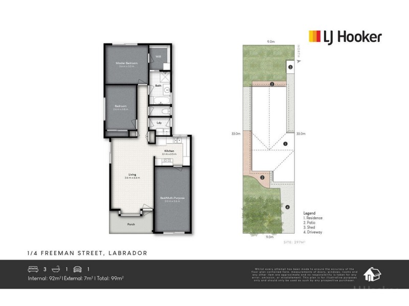 1/4 Freeman Street, Labrador QLD 4215