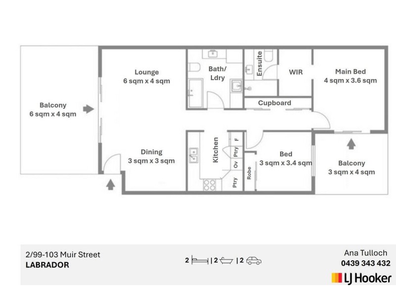 2/99 Muir Street, Labrador QLD 4215