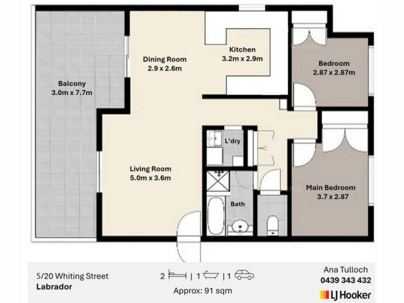 5/20 Whiting Street, Labrador QLD 4215