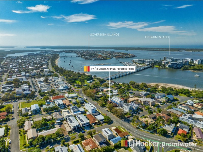 1/14 Milton Avenue & 2-4 / 413 Bayview Street, Paradise Point QLD 4216