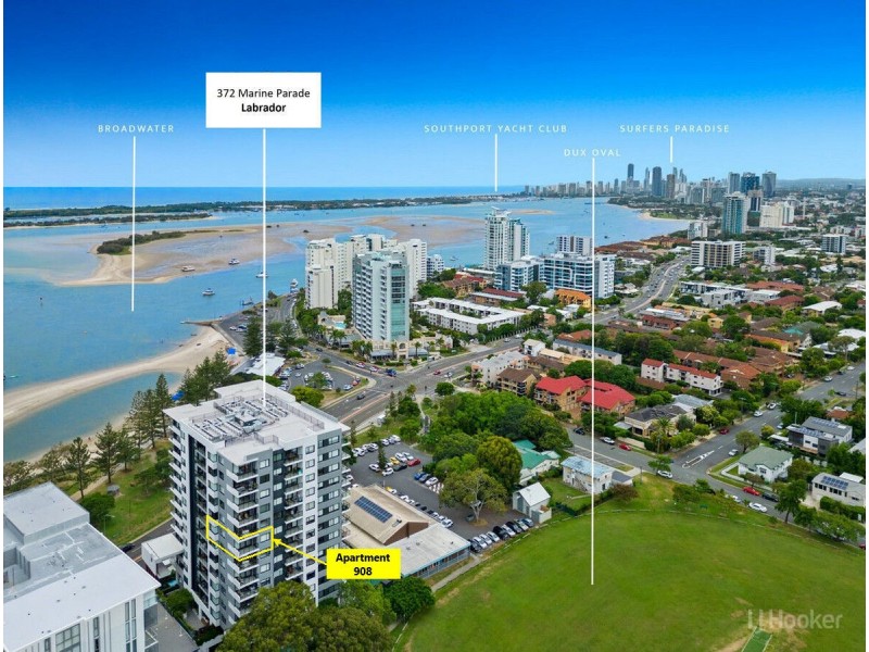 908/372 Marine Parade, Labrador QLD 4215