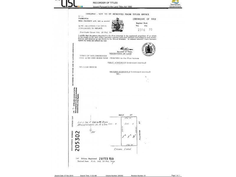 PID 346091 Lot 5 Main Road, Weldborough TAS 7264