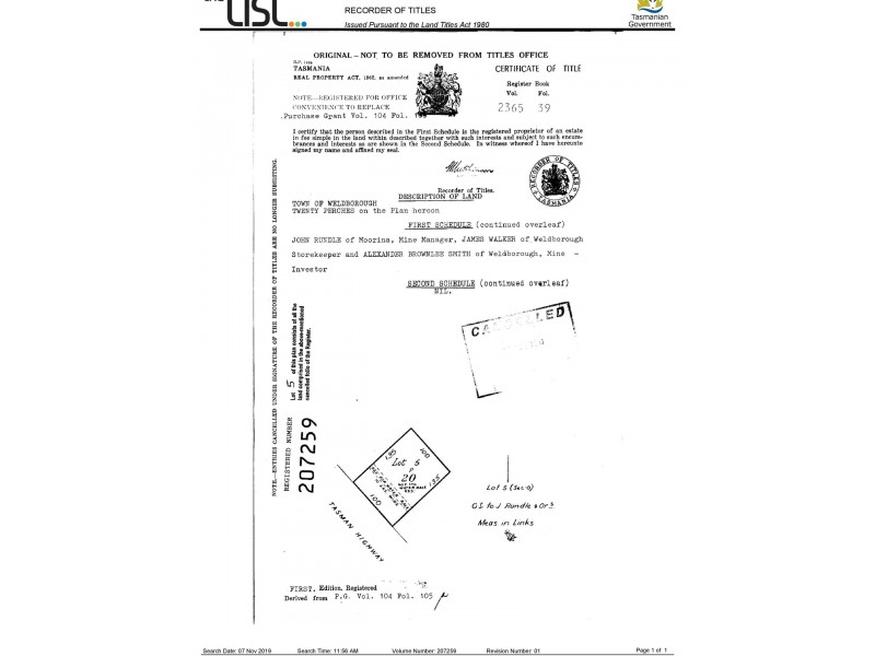 PID 346096 Lot 5 Main Road, Weldborough TAS 7264