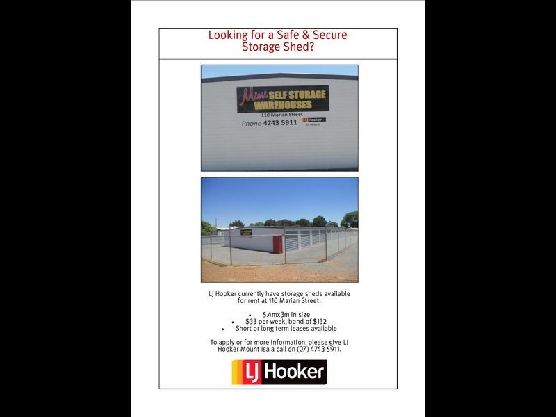 Shed 26/110 Marian Street, Mount Isa QLD 4825