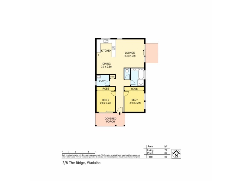 3/8 The Ridge, Wadalba NSW 2259 Floorplan