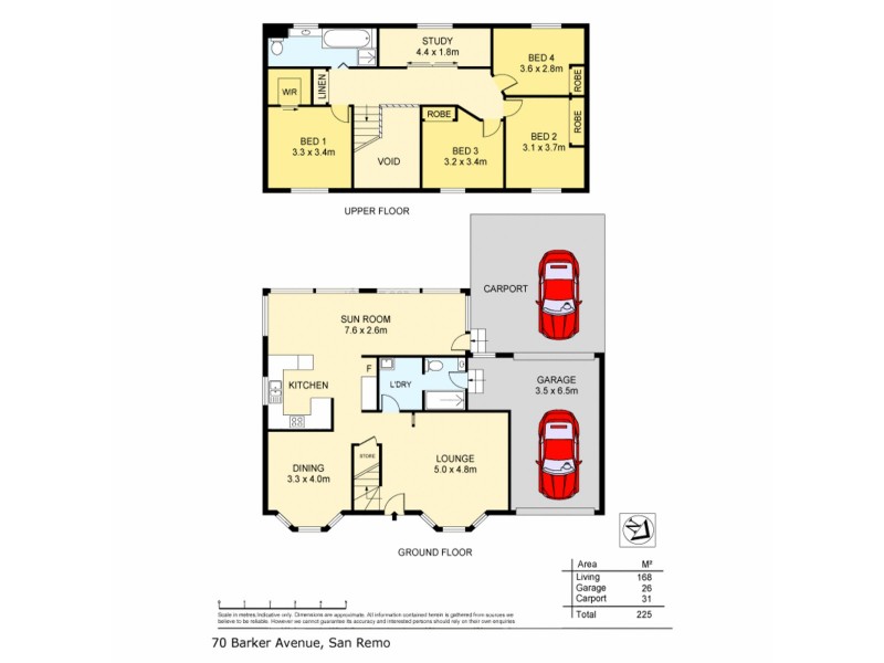 70 Barker Avenue, San Remo NSW 2262 Floorplan