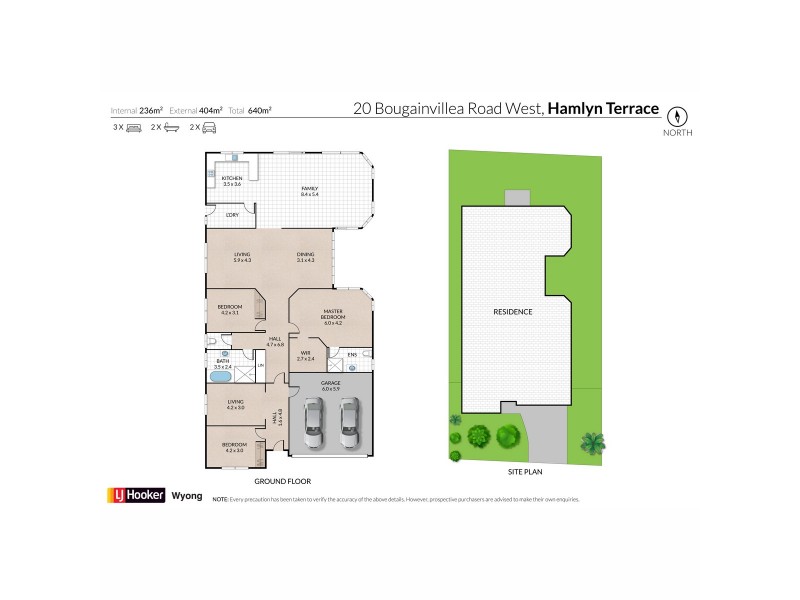 20 Bougainvillea Road West, Hamlyn Terrace NSW 2259 Floorplan