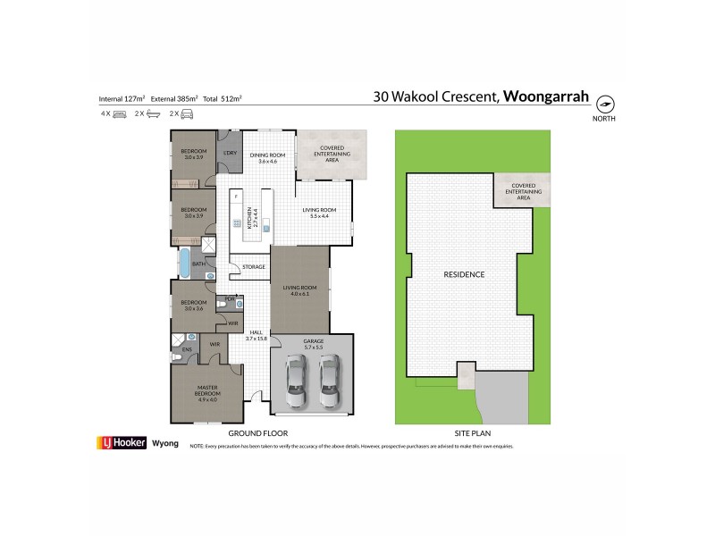 30 Wakool Crescent, Woongarrah NSW 2259 Floorplan
