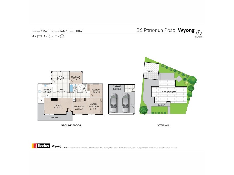 86 Panonia Road, Wyong NSW 2259 Floorplan