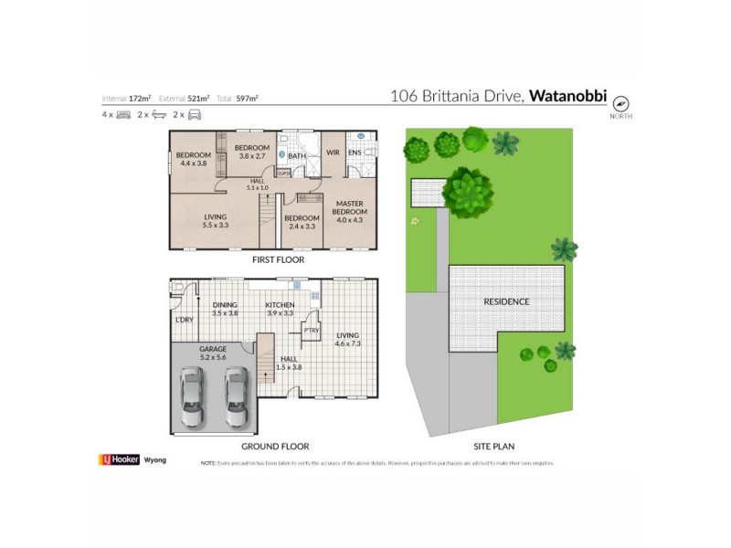 106 Brittania Drive, Watanobbi NSW 2259 Floorplan