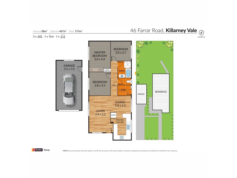 46 Farrar Road, Killarney Vale NSW 2261 Floorplan