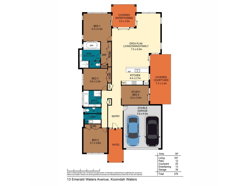 13 Emerald Waters Avenue, Wyong NSW 2259 Floorplan