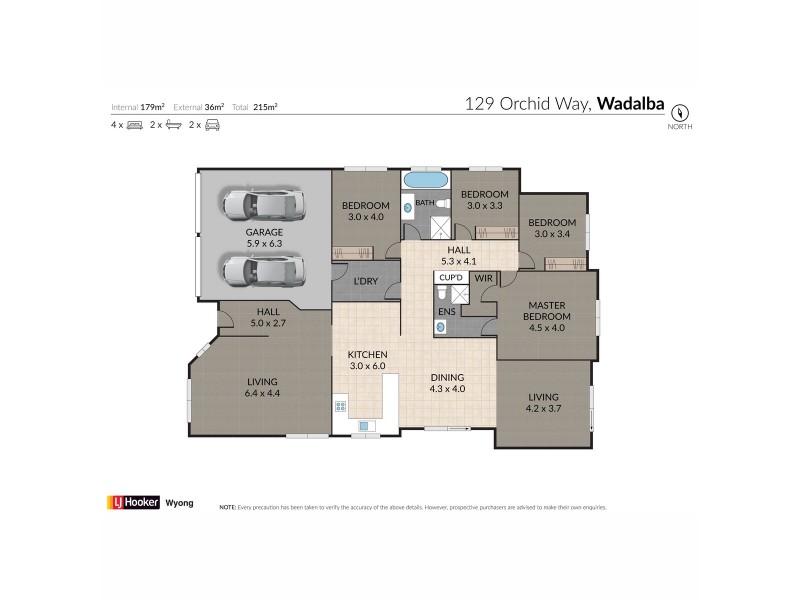 129 Orchid Way, Wadalba NSW 2259 Floorplan
