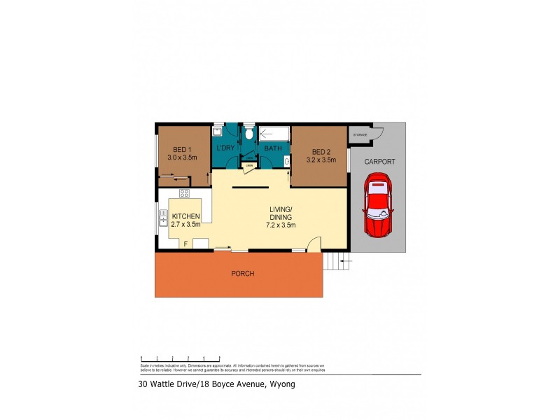30W/18 Boyce Avenue, Wyong NSW 2259 Floorplan