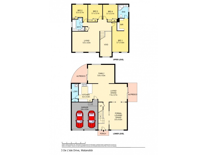 3 De L’Isle Drive, Watanobbi NSW 2259 Floorplan