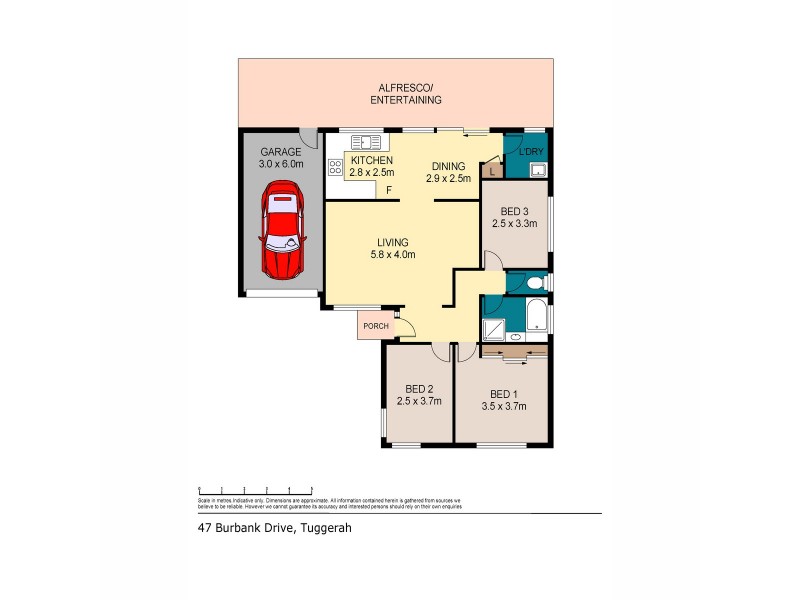 47 Burbank Drive, Tuggerah NSW 2259 Floorplan