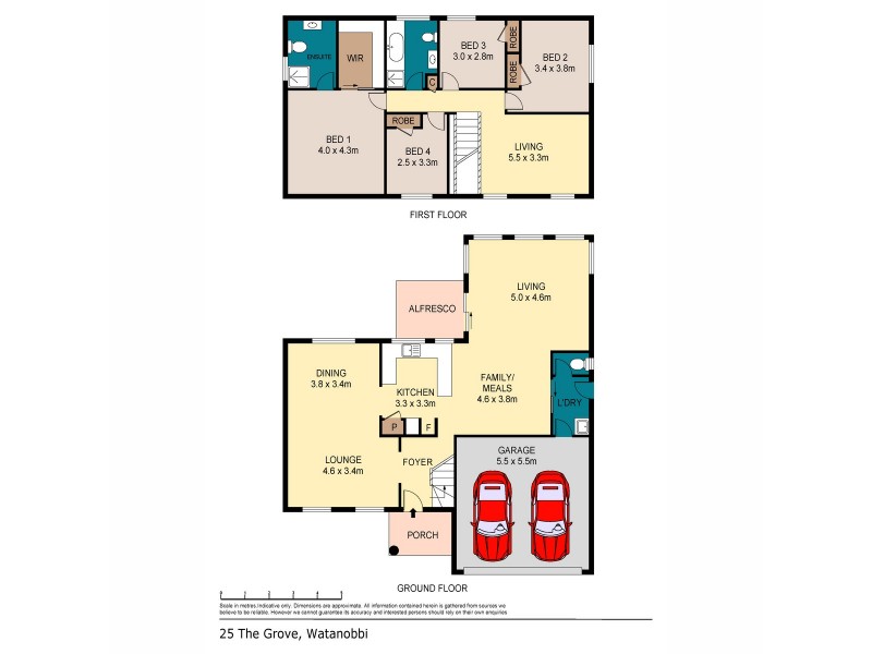 25 The Grove, Watanobbi NSW 2259 Floorplan