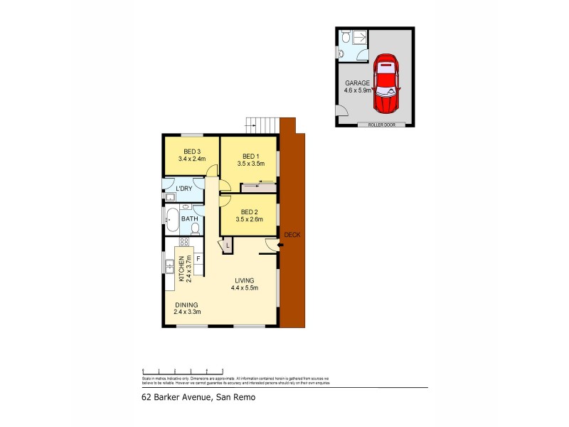 62 Barker Avenue, San Remo NSW 2262 Floorplan