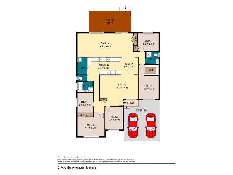 1 Argyle Avenue, Narara NSW 2250 Floorplan