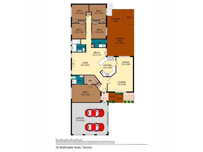 30 Braithwaite Road, Tacoma NSW 2259 Floorplan