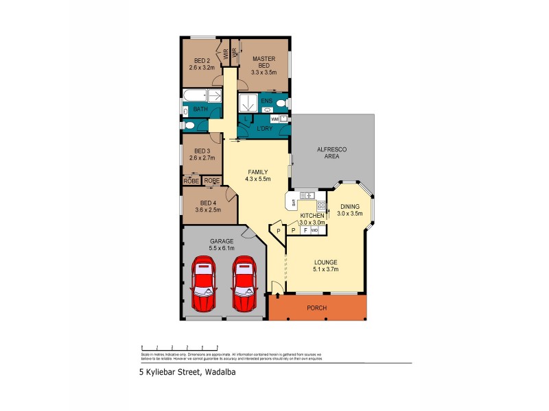 5 Kyliebar Crescent, Wadalba NSW 2259 Floorplan