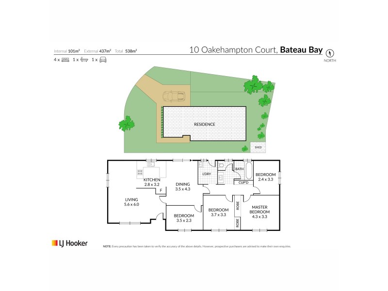 10 Oakehampton Court, Bateau Bay NSW 2261 Floorplan