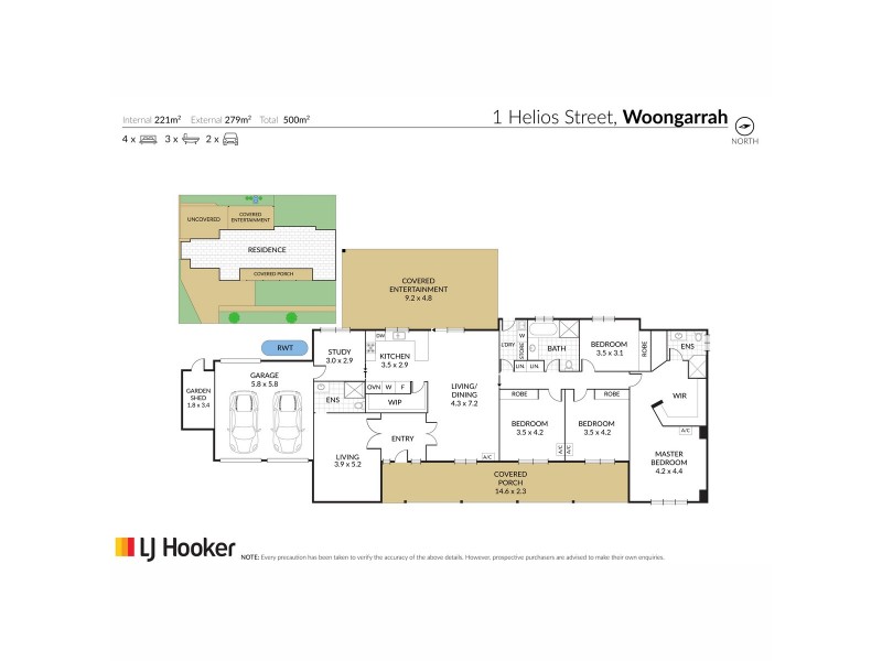 1 Helios Street, Woongarrah NSW 2259 Floorplan