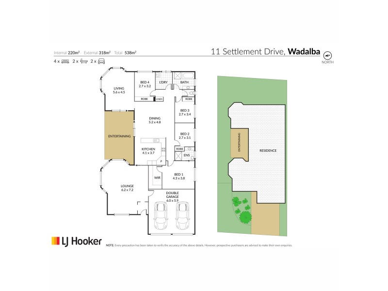 11 Settlement Drive, Wadalba NSW 2259 Floorplan